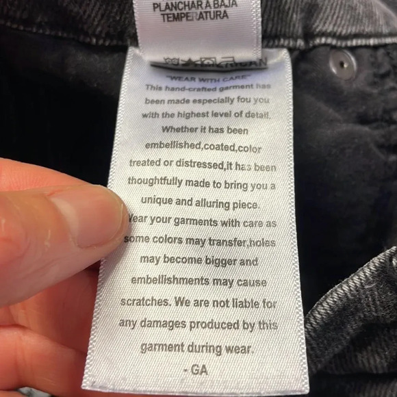 GOOD American Good Curve woman’s black jeans - Picture 12 of 12